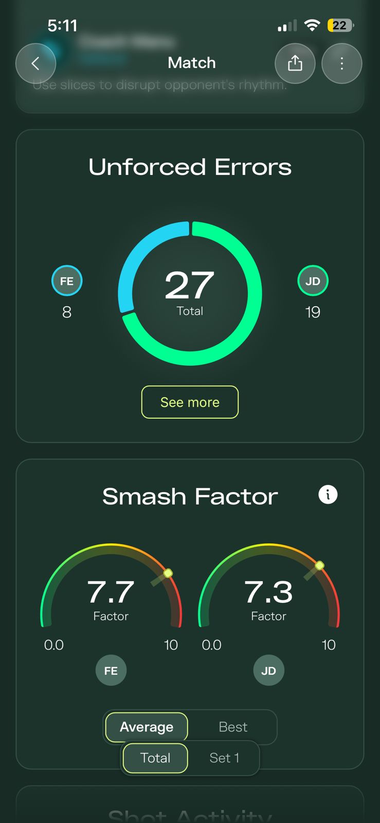 App PadelPlay – Unforced Errors